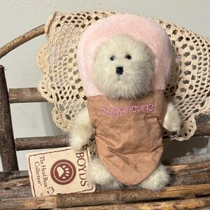 vINTAGE Boyd's Bears Sugarecone Plush Jointed The Head Bean Collection - Scoop